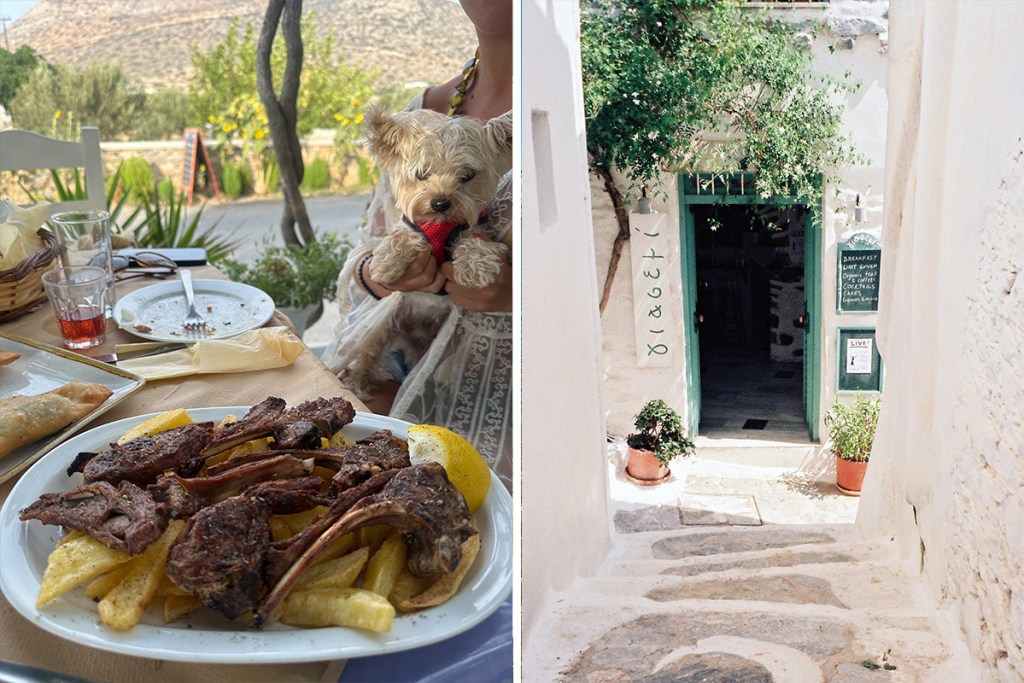 taverna in amorgos greece