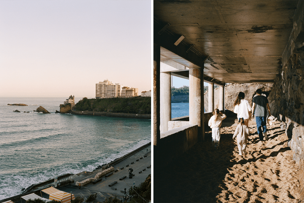 Life in Biarritz in summer