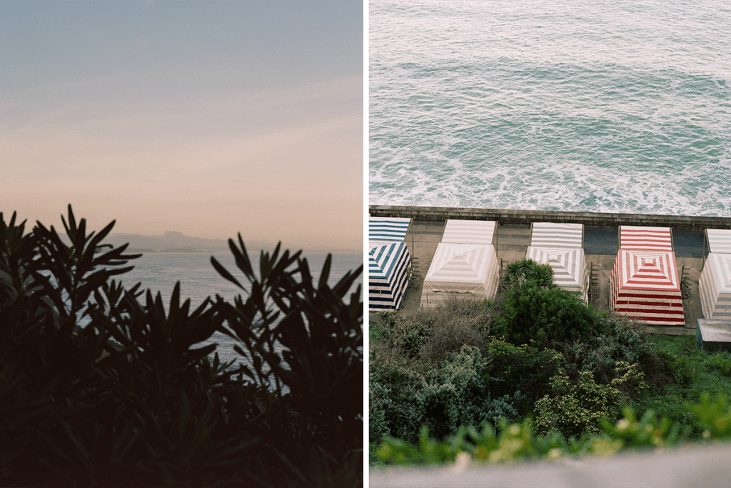 Life in Biarritz in summer