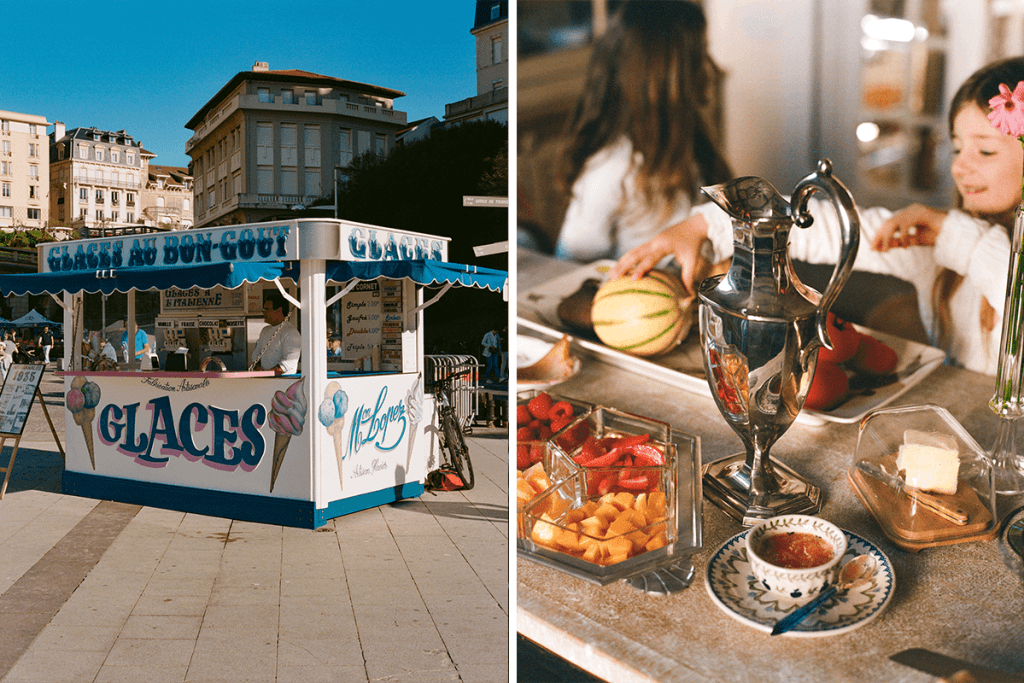 Life in Biarritz in summer