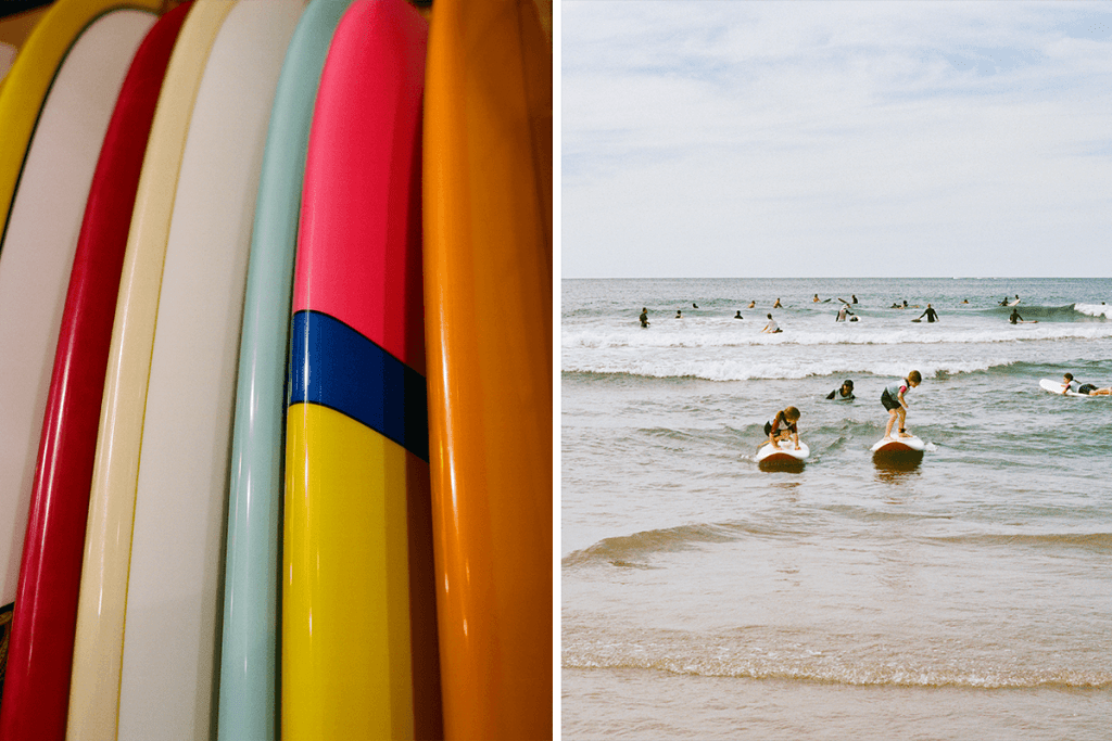 Life in Biarritz in summer