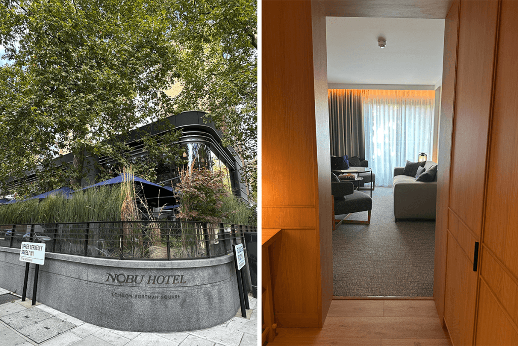 Nobu hotel London in Portman Square 