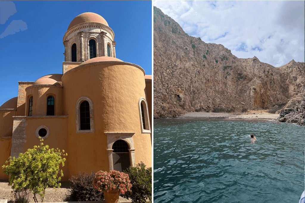 postcard from chania, crete in greece 