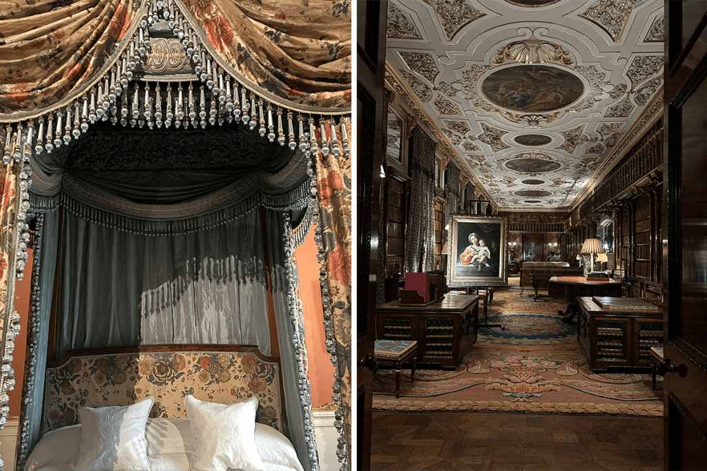 postcard from the chatsworth estate in derbyshire uk