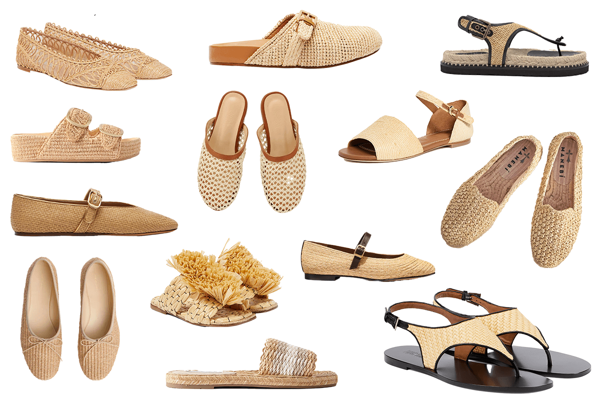 Raffia Shoes