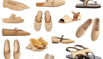 travel uniform raffia shoes