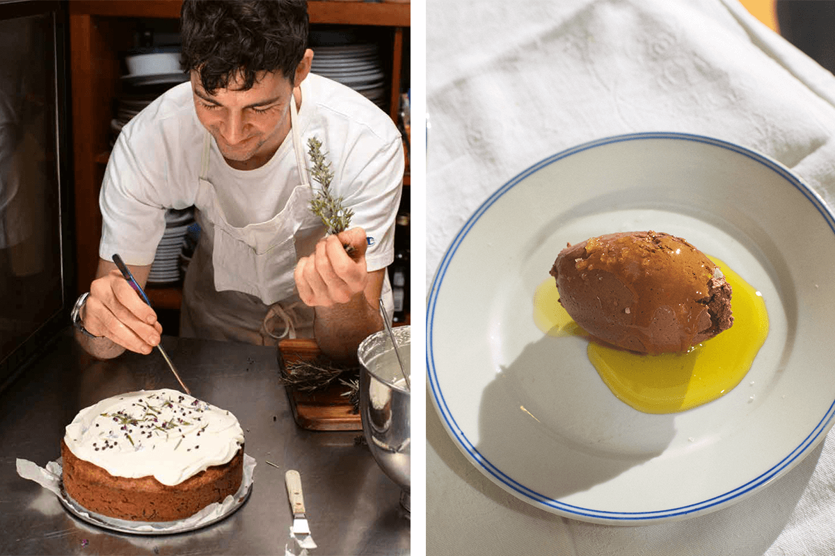 Chocolate Mousse with Olive Oil and Fleur de Sel