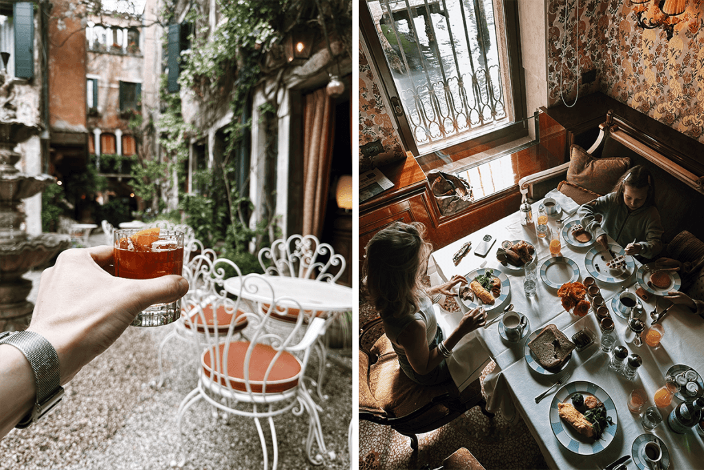 Venice Italy Veneto with kids Hotel Flora and Palazzo Gritti